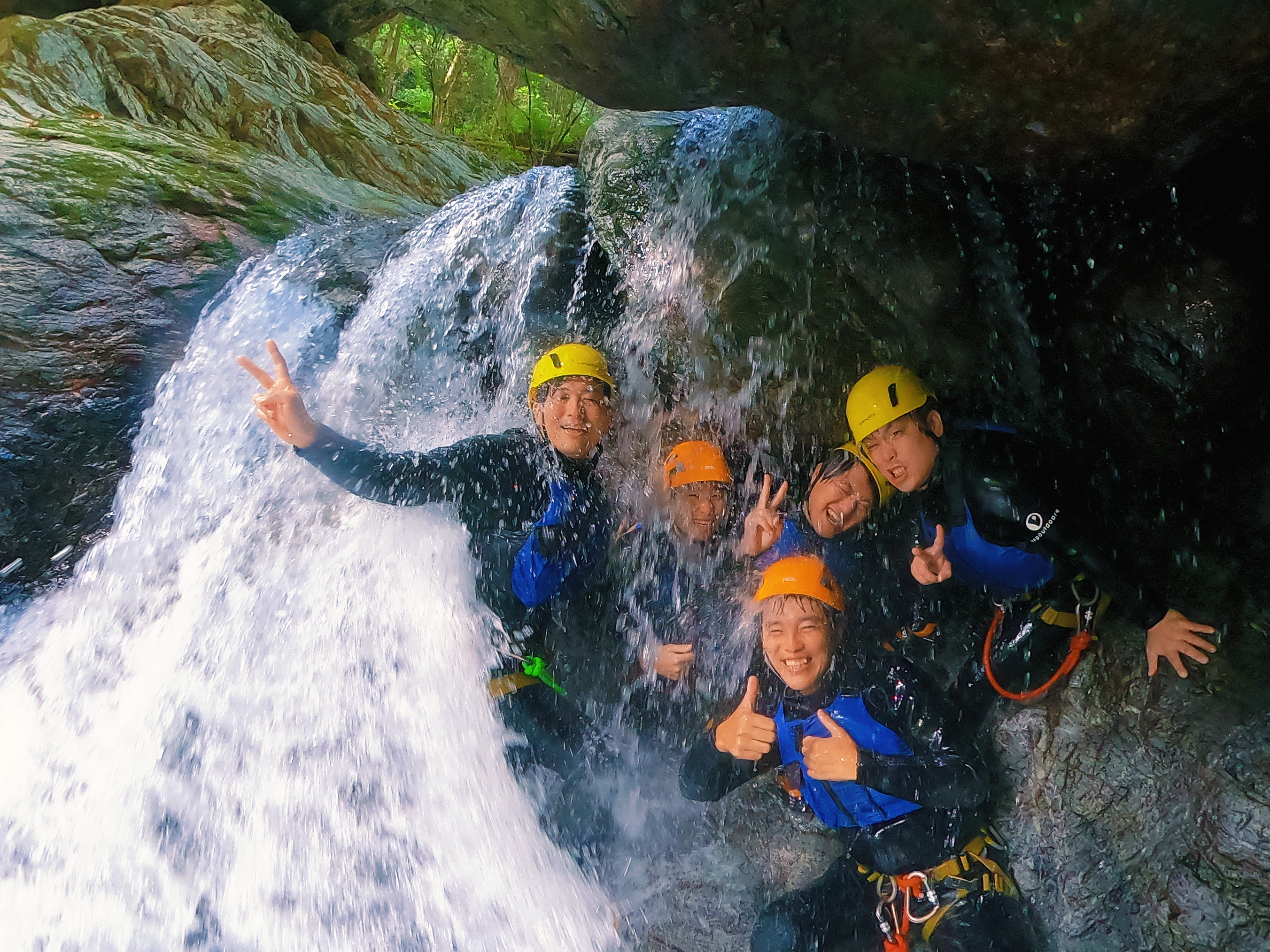中津渓谷 ​キャニオニング