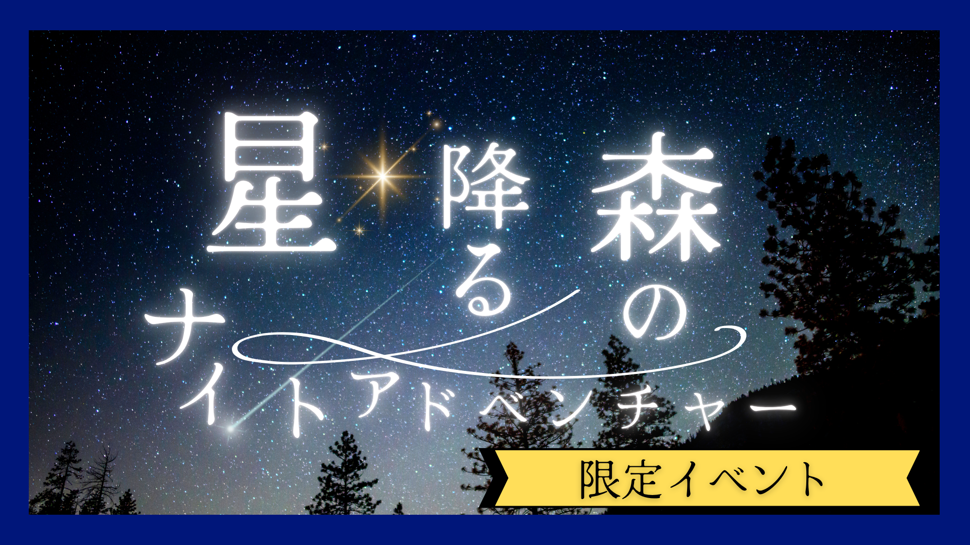 星降る森のナイトアドベンチャー
