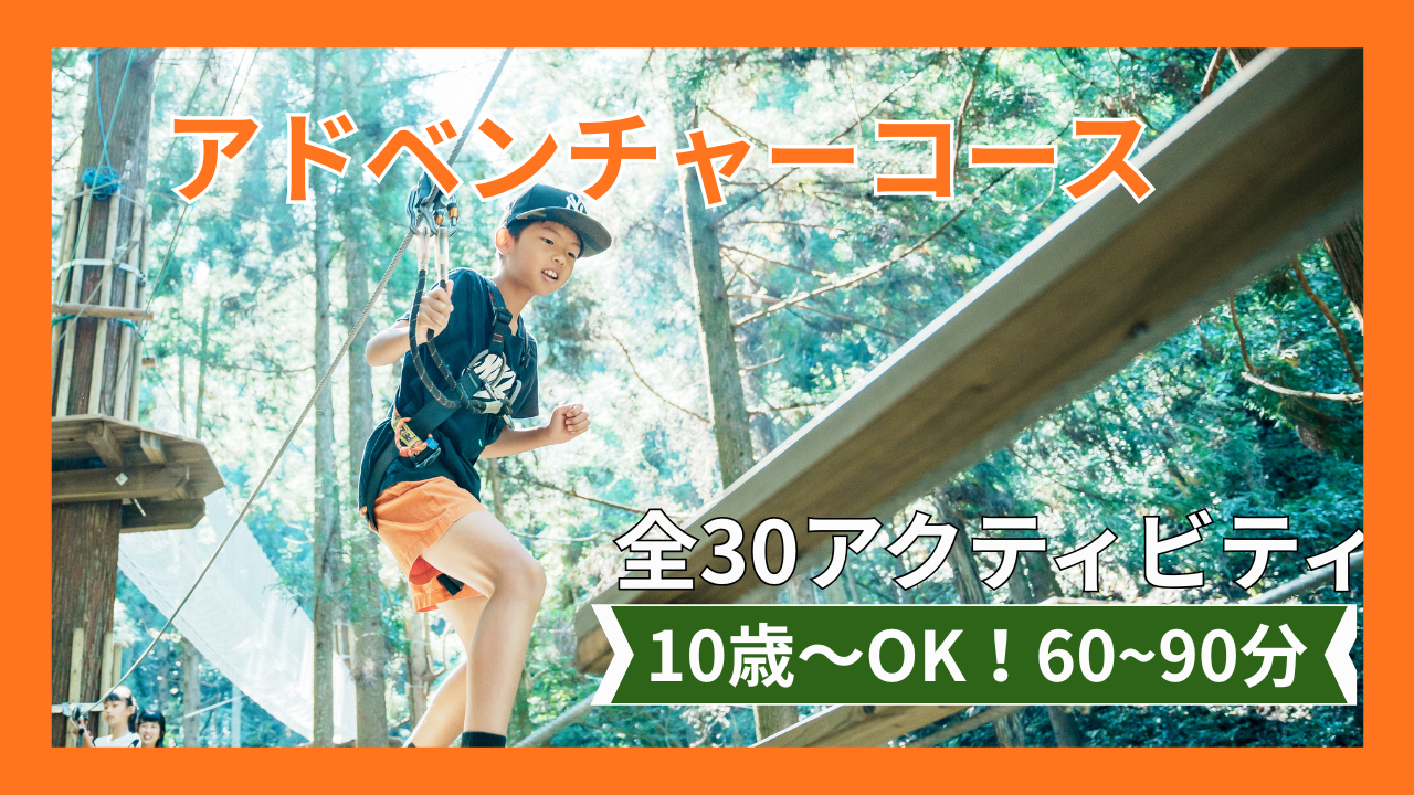 Take on the ultimate high-difficulty challenge — the Adventure Course!