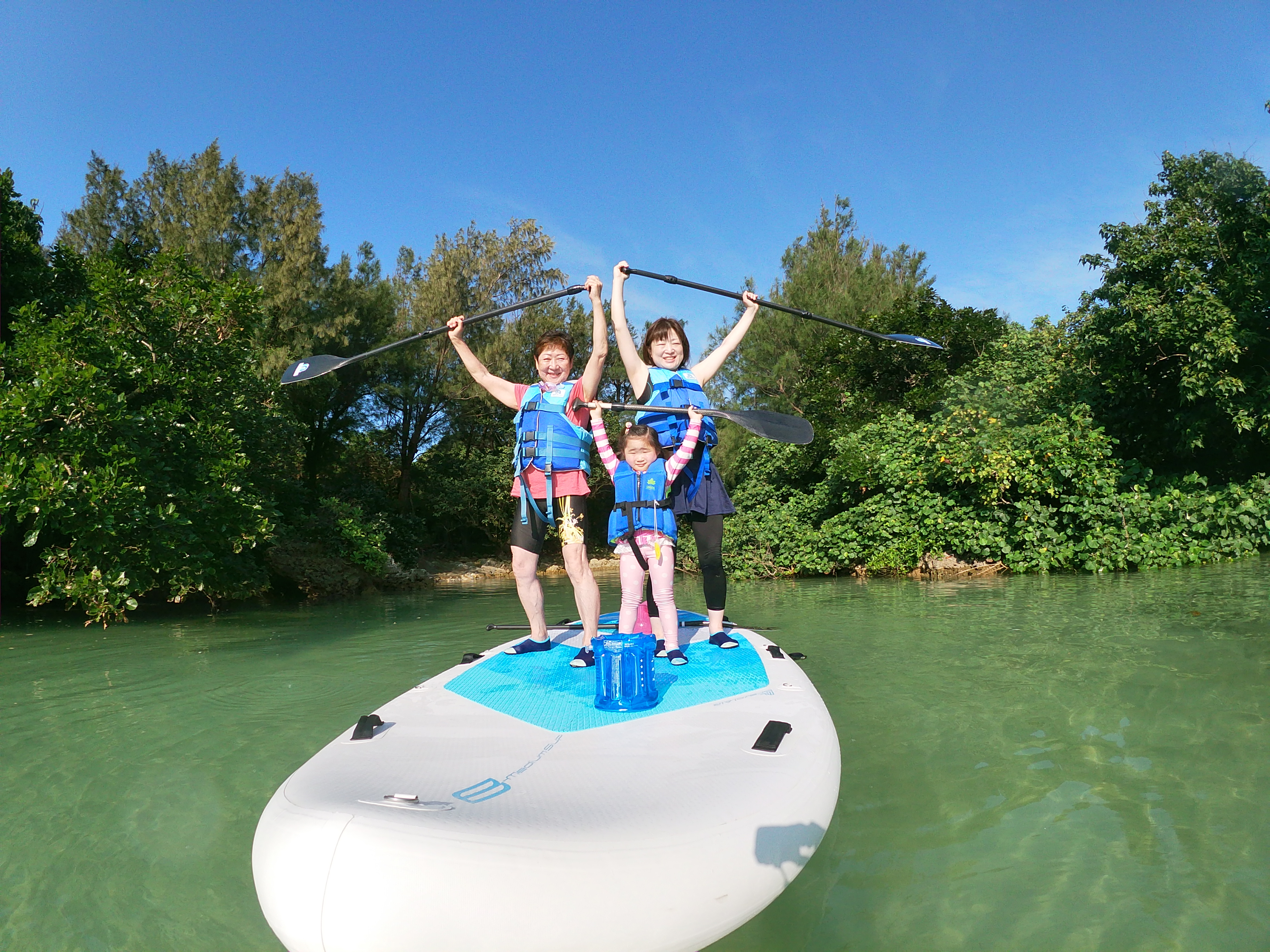 本日8/17まで出品【未使用】リチャードスペア　はずむ海 1組限定！】1艇 / 最大3人乗り！MEDIUM SUP (ドイツ村/60分