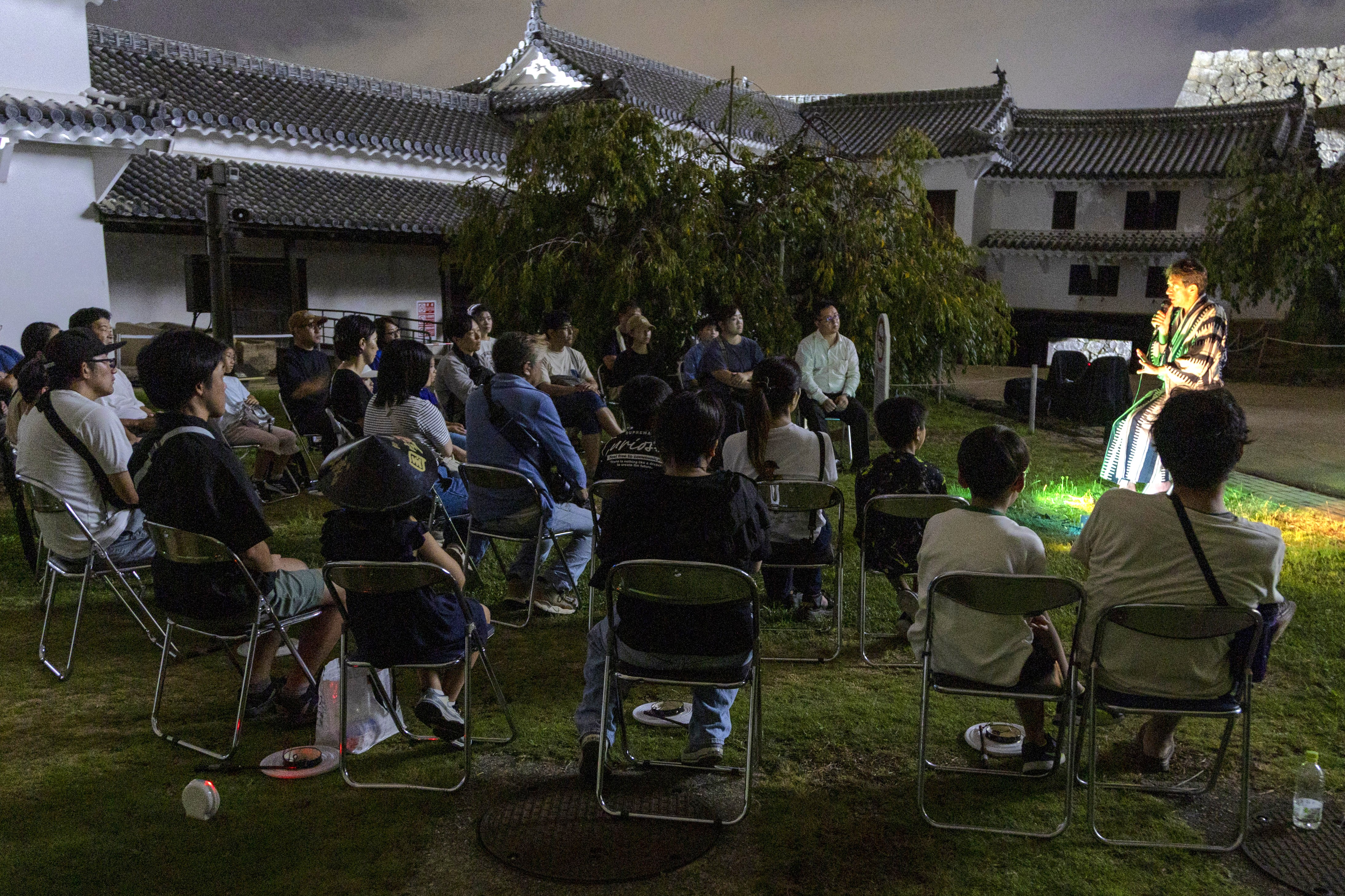 【姫路城夜間特別入城】秋の夜長に聞く 姫路城のふしぎな伝承こわいおはなし