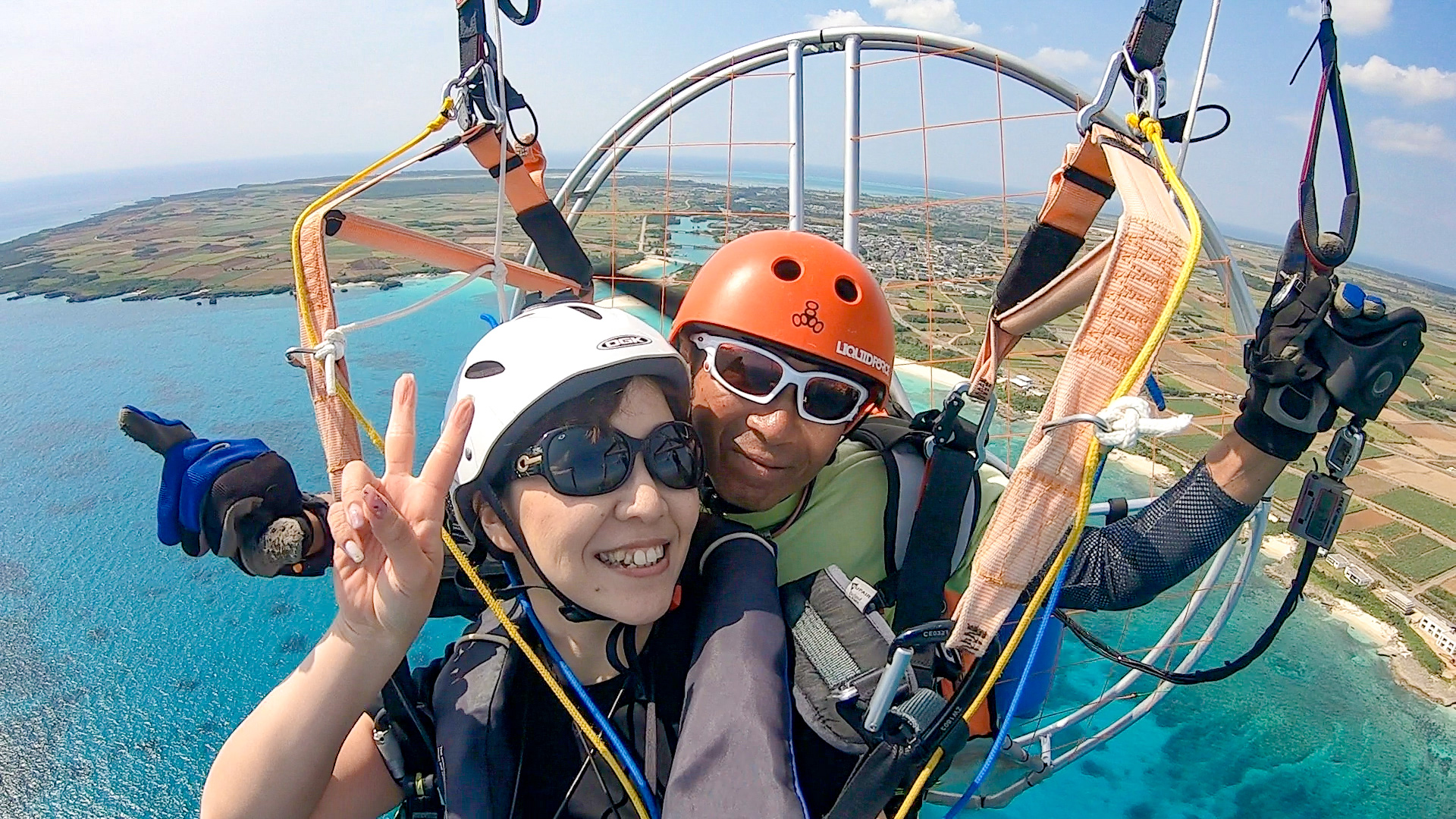 パラグライダー】大空散歩で宮古島の空と海を大満喫 ☆ロングフライト