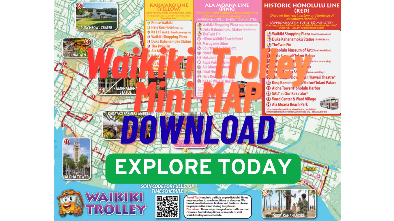 Download Waikiki Trolley Mini Map