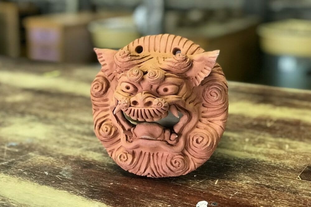 陶芸体験（型面シーサーコース）