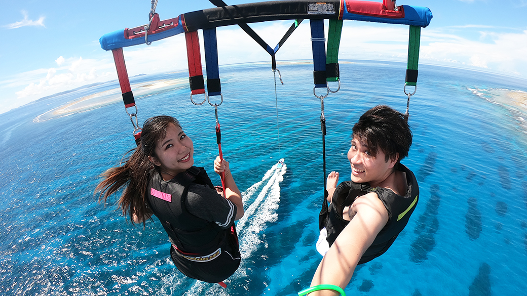 那覇発慶良間 パラセーリング
