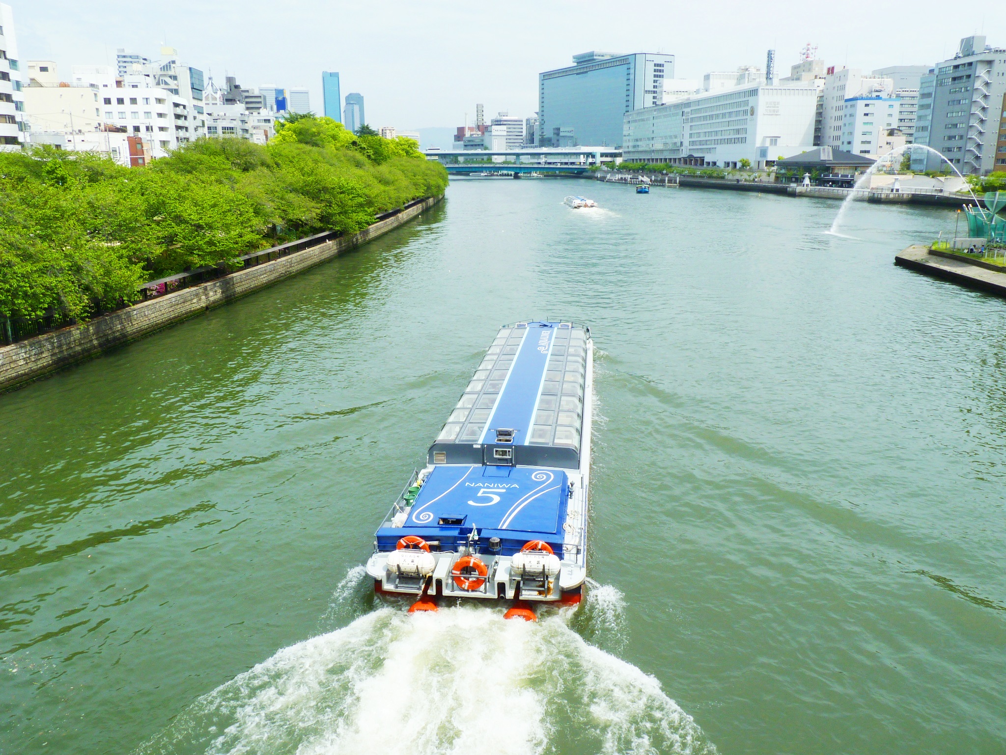 八軒家浜船着場 発着】アクアライナー定期便・周遊 約55分コース