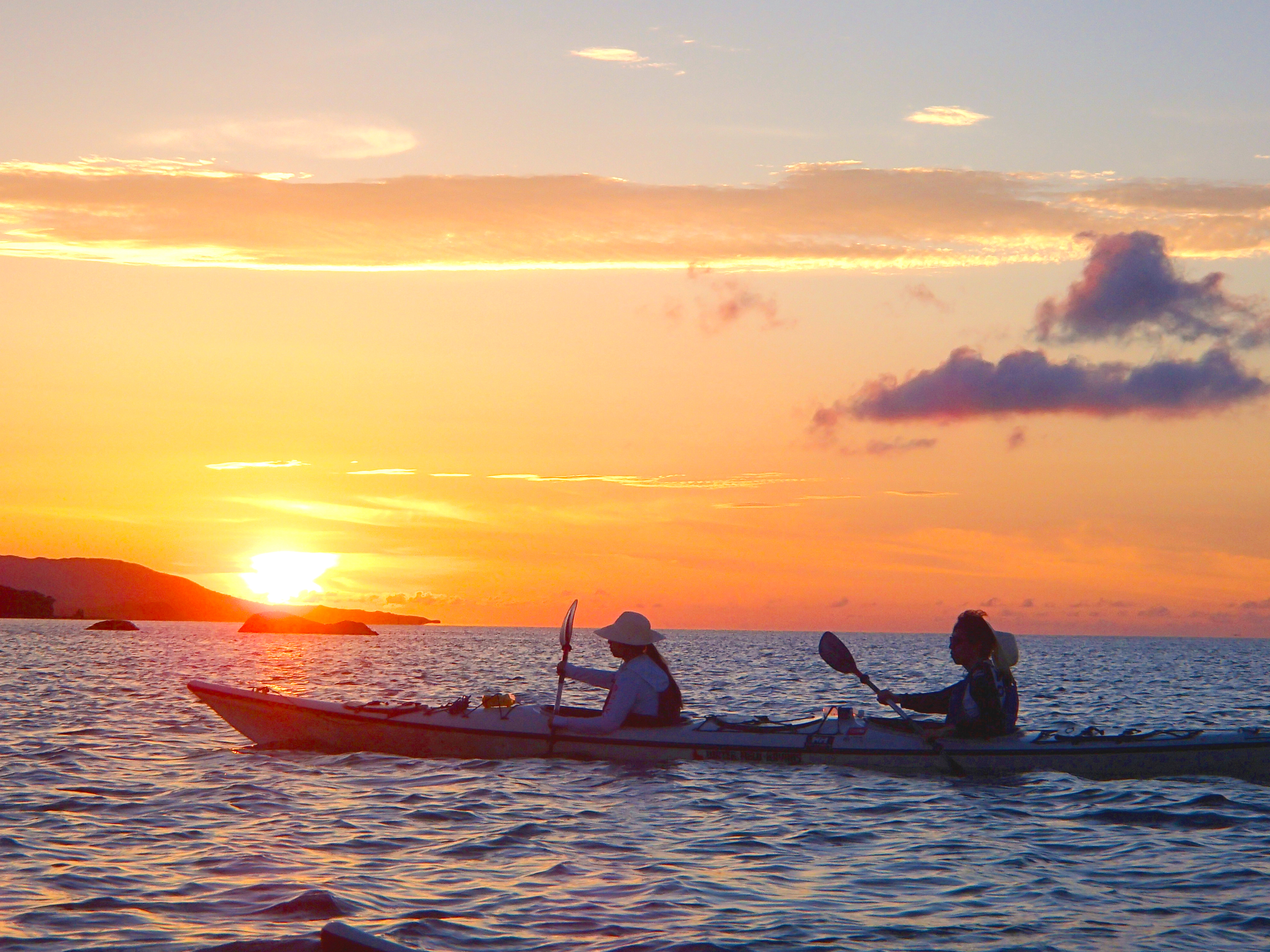 夕暮れカヤックツアー